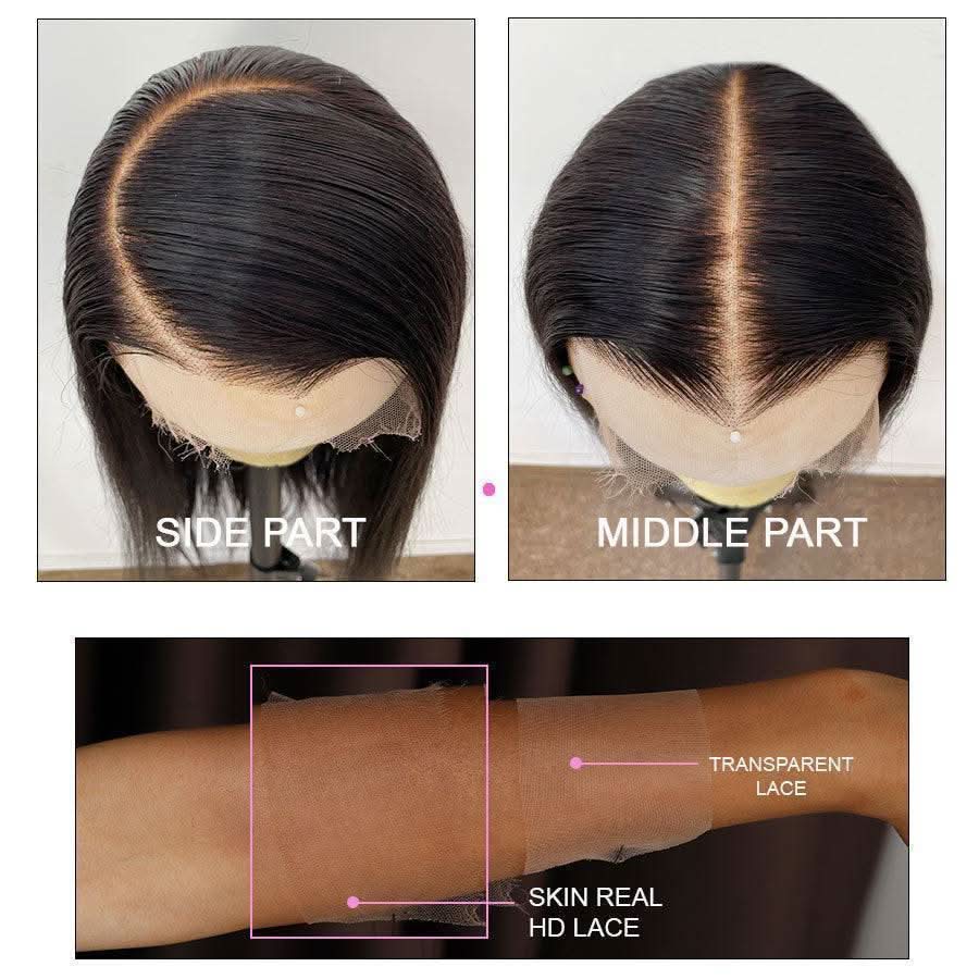 UK Shipping | 250% Density Burmese Curl 13x6 Skinlike Real HD Lace Front Wig - VOGUESTRANDS