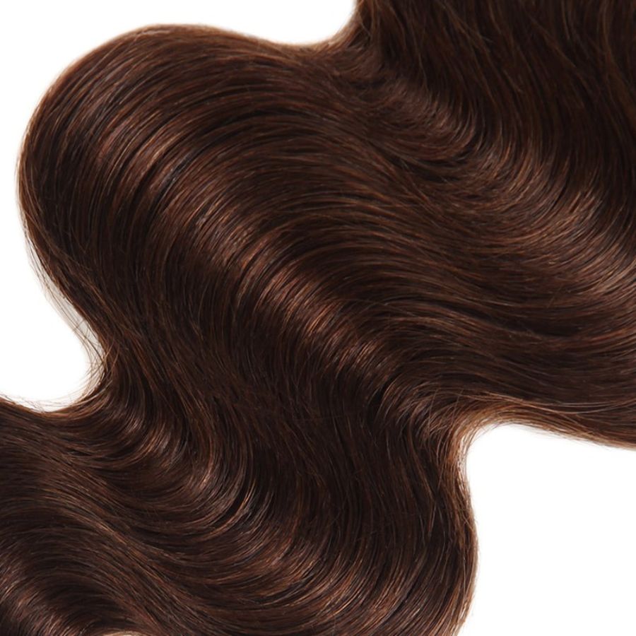 VOGUESTRANDS 4 Brown Color Hair Bundles Deal 3pcs Body Wave 100% Human Hair Weaves - VOGUESTRANDS