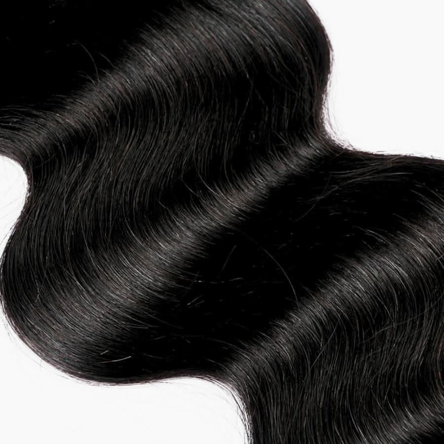 VOGUESTRANDS Jet Black Hair Bundles Deal 3pcs Body Wave 100% Human Hair Weaves - VOGUESTRANDS