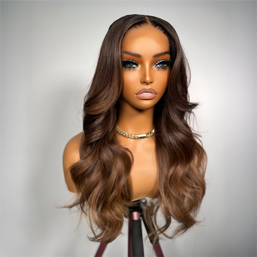VOGUESTRANDS Premium Balayage 7X6 Drawstring Glueless Wigs HD Lace Wigs - VOGUESTRANDS
